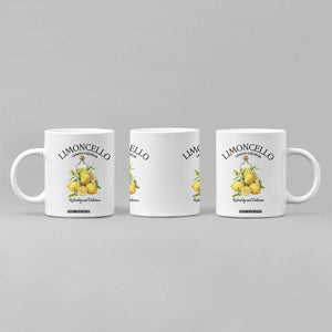 Vintage Limoncello Lemon Liqueur Coffee Mug Italian Summer Letter Fruit Printed Graphic TS10 Print Your Wear
