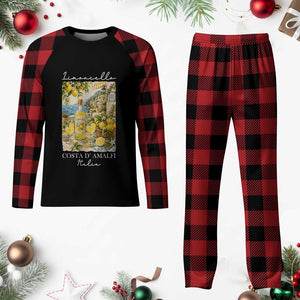 Limoncello Amalfi Coast Plaid Pajama Set Lemon Lover Italian Summer Fruit TS10 Buffalo Plaid Print Your Wear