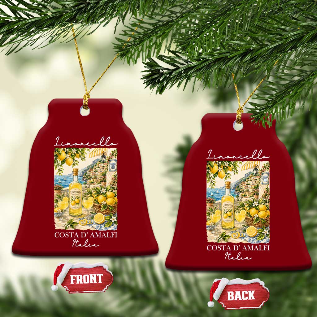 Limoncello Amalfi Coast Ceramic Ornament Lemon Lover Italian Summer Fruit TS10 Print Your Wear