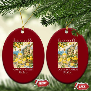 Limoncello Amalfi Coast Ceramic Ornament Lemon Lover Italian Summer Fruit TS10 Print Your Wear