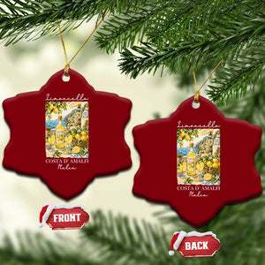 Limoncello Amalfi Coast Ceramic Ornament Lemon Lover Italian Summer Fruit TS10 Print Your Wear
