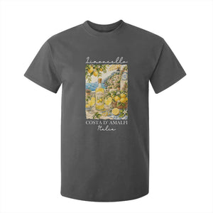 Limoncello Amalfi Coast T Shirt For Kid Lemon Lover Italian Summer Fruit TS10 Dark Heather Print Your Wear