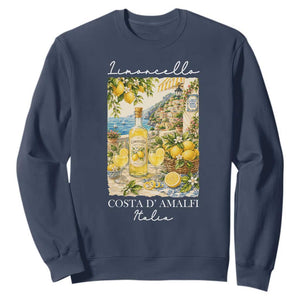 Limoncello Amalfi Coast Sweatshirt Lemon Lover Italian Summer Fruit TS10 Navy Print Your Wear