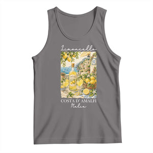 Limoncello Amalfi Coast Tank Top Lemon Lover Italian Summer Fruit TS10 Deep Heather Print Your Wear