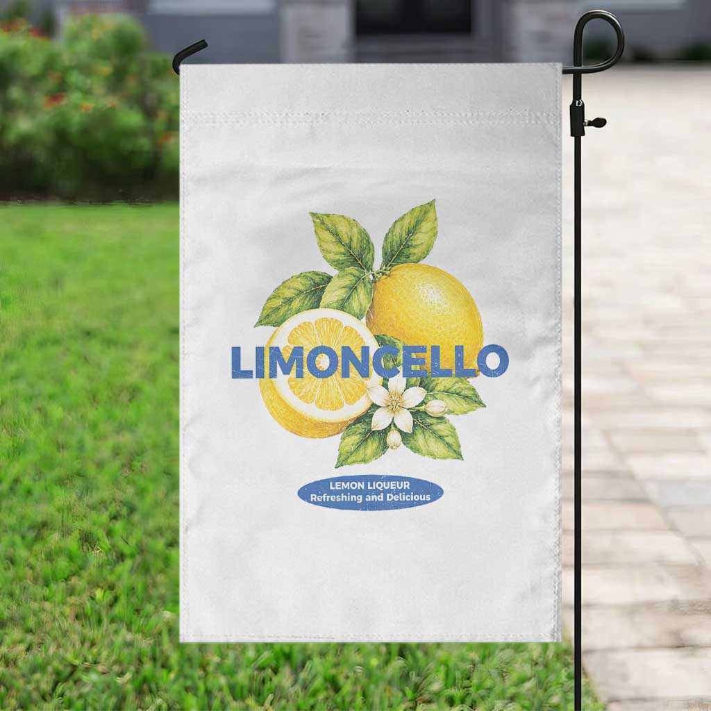 Vintage Limoncello Lemon Liqueur Garden Flag Citrus Fruit Botanical Italian Summer Graphic TS10 Print Your Wear