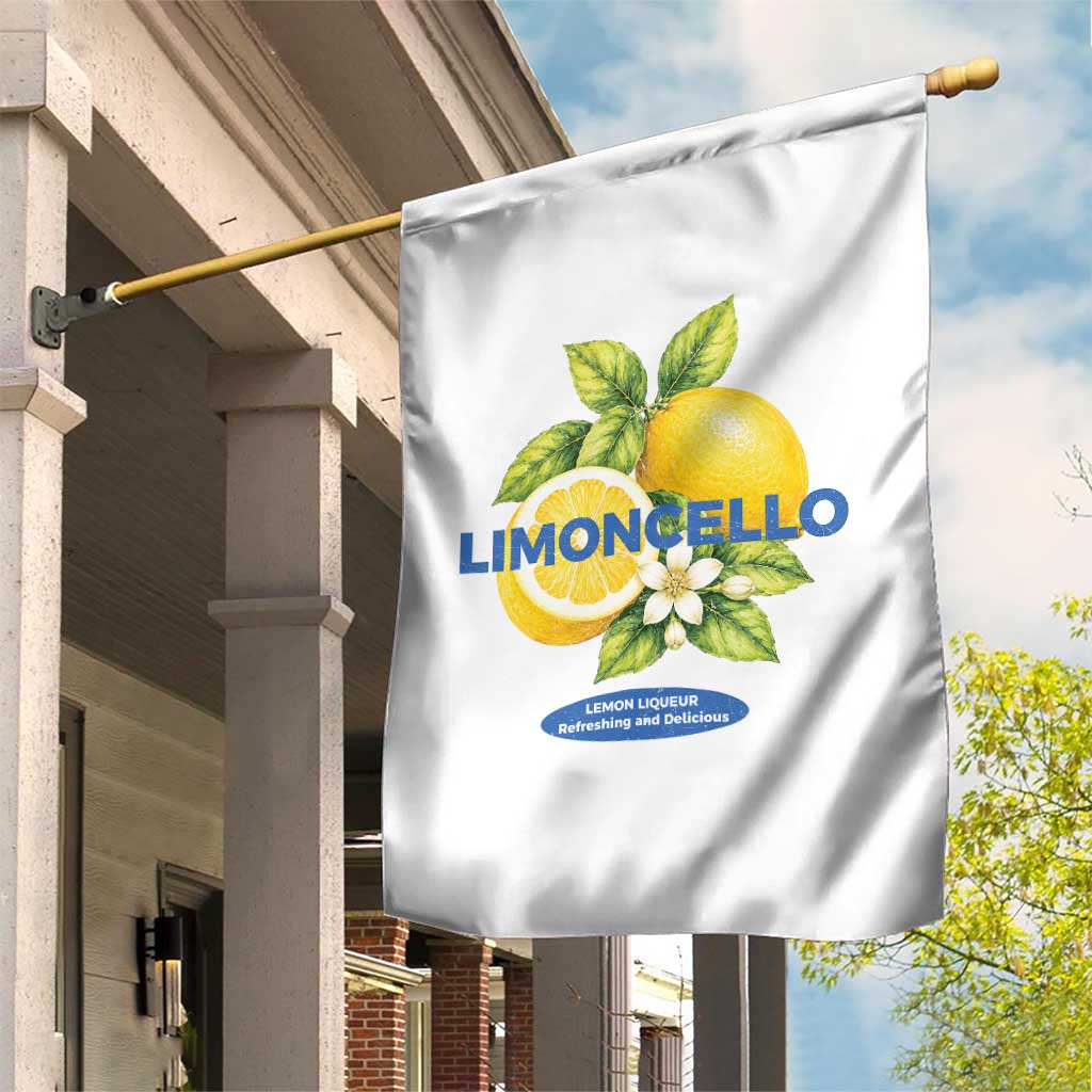 Vintage Limoncello Lemon Liqueur Garden Flag Citrus Fruit Botanical Italian Summer Graphic TS10 Print Your Wear