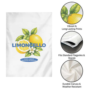 Vintage Limoncello Lemon Liqueur Garden Flag Citrus Fruit Botanical Italian Summer Graphic TS10 Print Your Wear