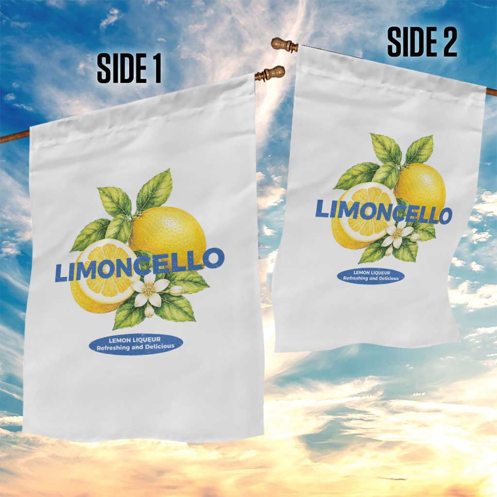 Vintage Limoncello Lemon Liqueur Garden Flag Citrus Fruit Botanical Italian Summer Graphic TS10 Print Your Wear