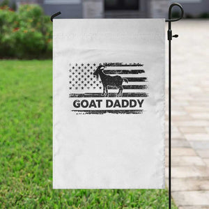 Goat Daddy Garden Flag Funny Fathers Day Presents For Goat Dad US Flag TS10 Print Your Wear