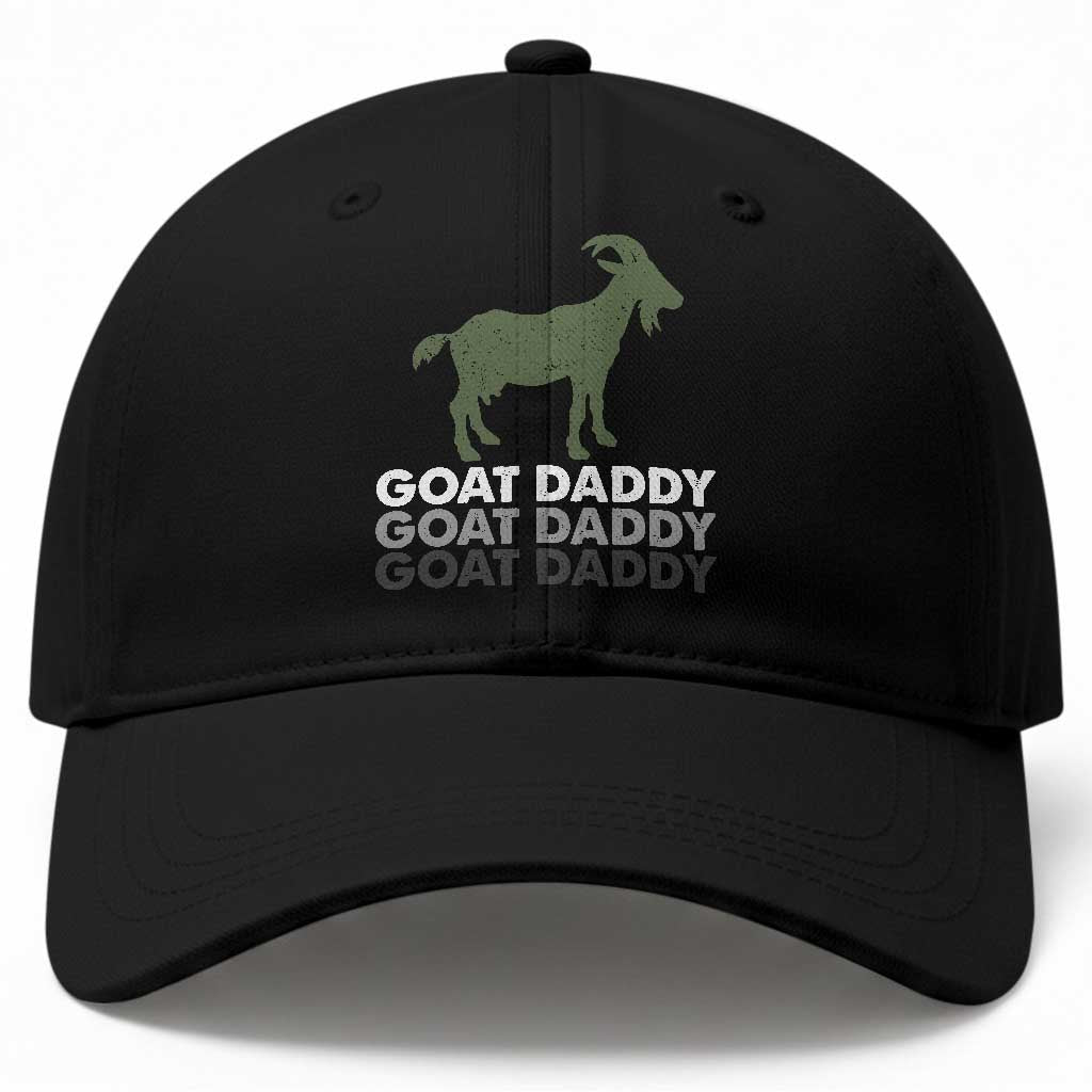 Funny Dad Baseball Cap Funny Goat Daddy Fathers Day Presents For Goat Lovers TS10 Print Your Wear
