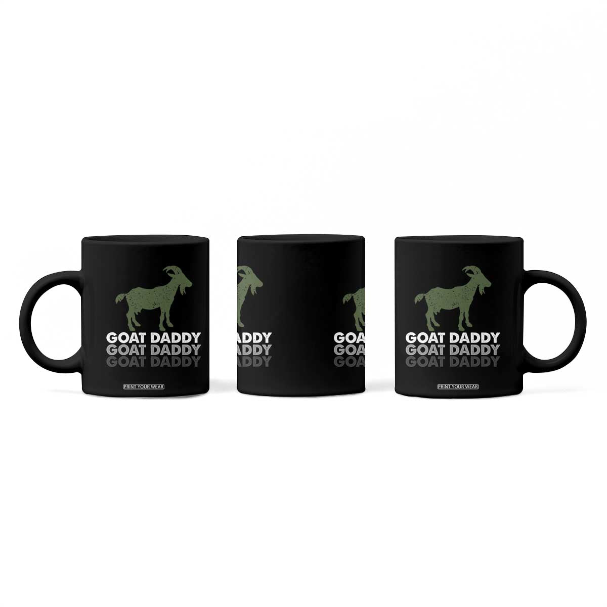 Funny Dad Coffee Mug Funny Goat Daddy Fathers Day Presents For Goat Lovers TS10 Print Your Wear