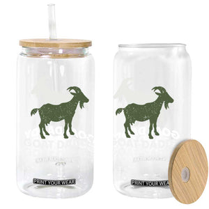 Funny Dad Glass Can Funny Goat Daddy Fathers Day Presents For Goat Lovers TS10 Print Your Wear