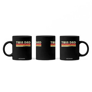 Retro Twin Dad Coffee Mug Make It A Double Vintage Cool 70s 80s Style Sunset TS10 Print Your Wear