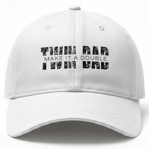Retro Twin Dad Baseball Cap Subtle Make It A Double Fathers Day TS10 Print Your Wear