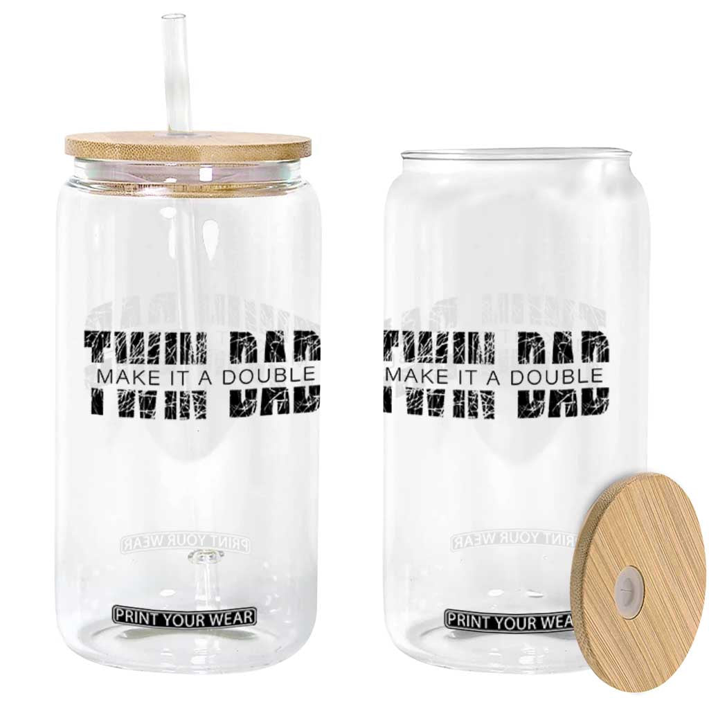 Retro Twin Dad Glass Can Subtle Make It A Double Fathers Day TS10 Print Your Wear