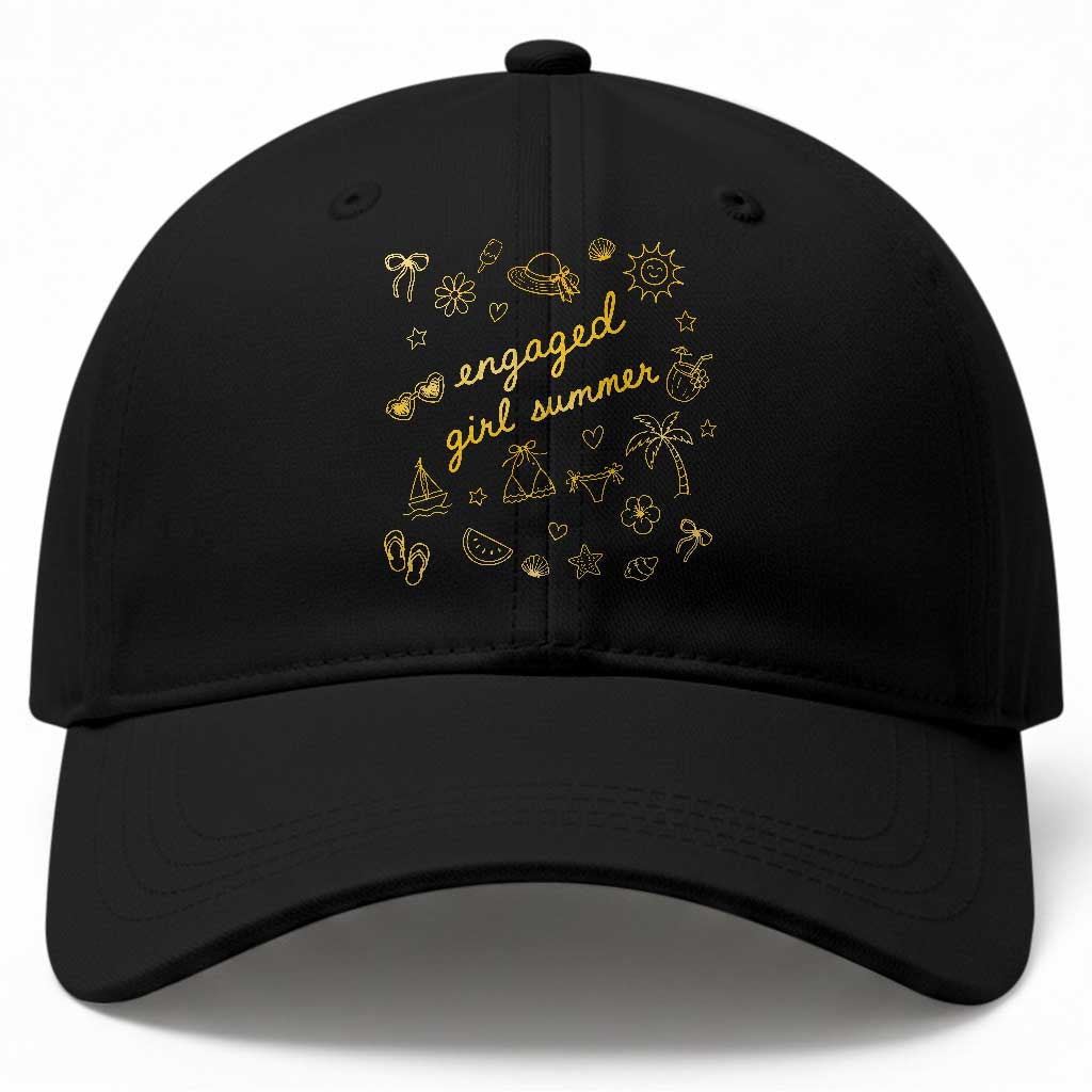 Engaged Girl Summer Baseball Cap Bride To Be Engagement TS10 Print Your Wear