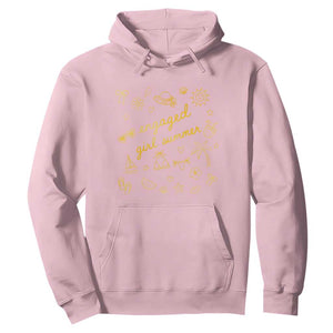 Engaged Girl Summer Hoodie Bride To Be Engagement TS10 Light Pink Print Your Wear