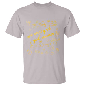 Engaged Girl Summer T Shirt Bride To Be Engagement TS10 Ice Gray Print Your Wear