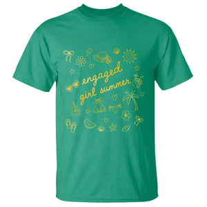 Engaged Girl Summer T Shirt Bride To Be Engagement TS10 Irish Green Print Your Wear