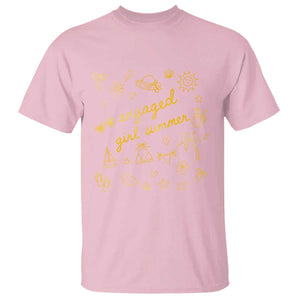 Engaged Girl Summer T Shirt Bride To Be Engagement TS10 Light Pink Print Your Wear