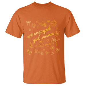 Engaged Girl Summer T Shirt Bride To Be Engagement TS10 Orange Print Your Wear