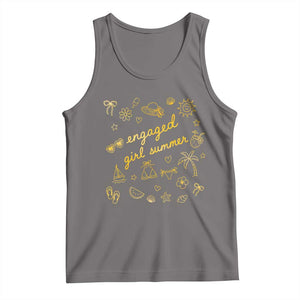 Engaged Girl Summer Tank Top Bride To Be Engagement TS10 Deep Heather Print Your Wear