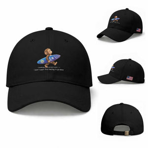 I Dont Want This Feeling To Go Away Baseball Cap Vintage Surf Monkey Nostalgic Summer Beach Vacation TS10 Baseball Cap Universal Fit Black Print Your Wear