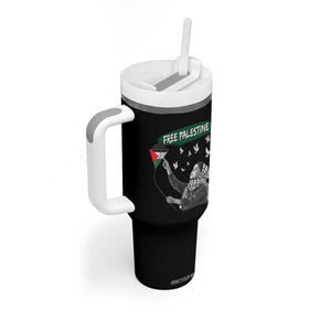 Free Palestine Tumbler With Handle Gaza Palestinian Flag TS10 Print Your Wear