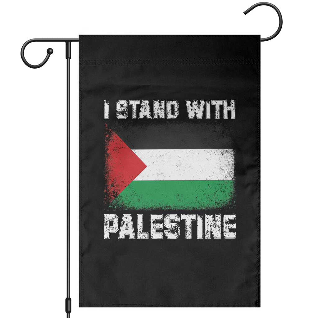 Stand With Palestine Garden Flag Gaza Palestinian Flag TS10 Black Print Your Wear