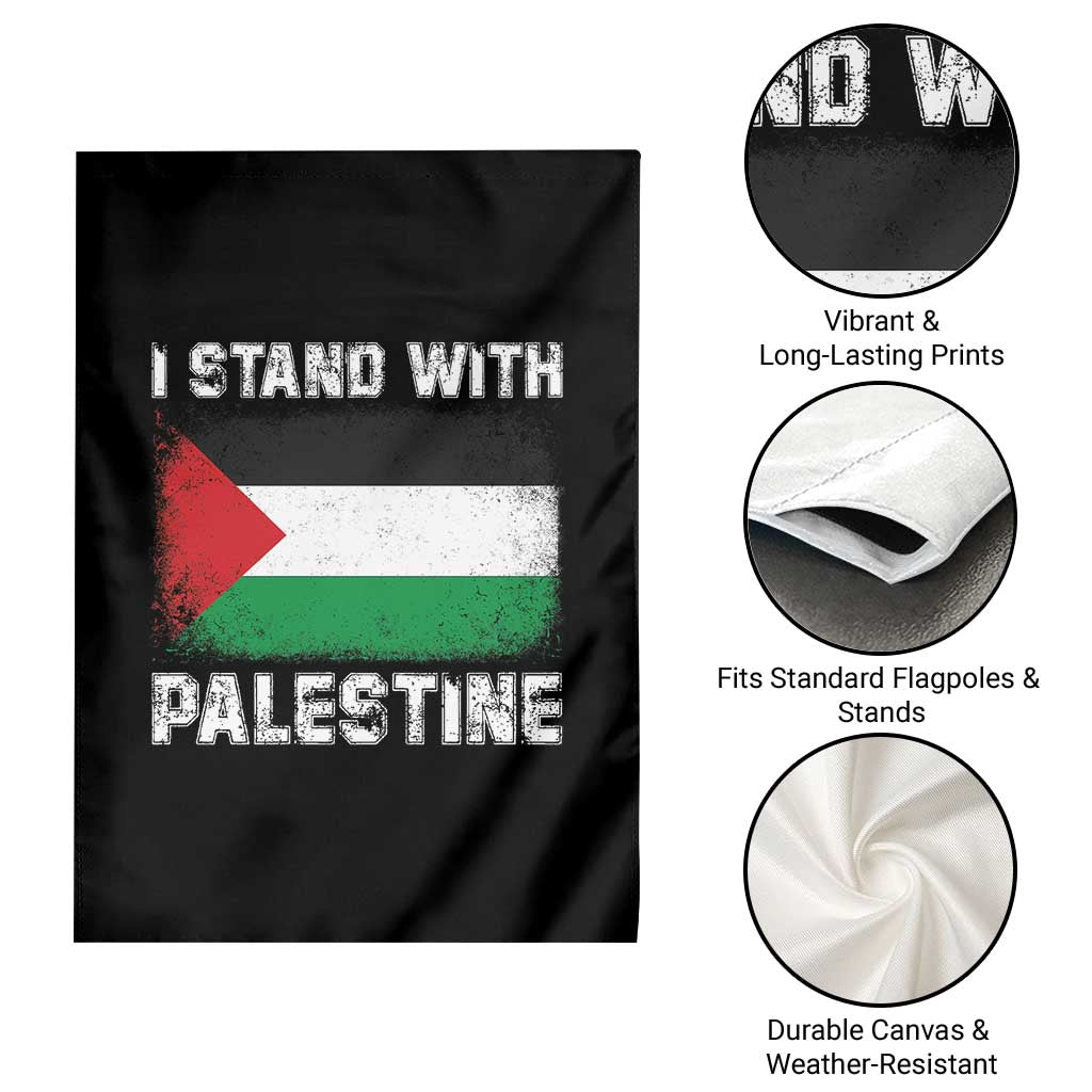 Stand With Palestine Garden Flag Gaza Palestinian Flag TS10 Print Your Wear