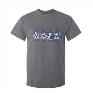 Ghost Halloween T Shirt For Kid Retro Halloween Costume Cowboy Fan TS10 Charcoal Print Your Wear