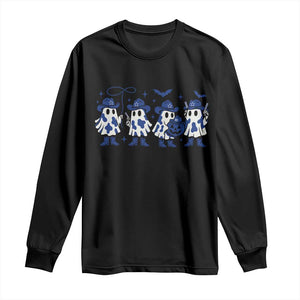 Ghost Halloween Long Sleeve Shirt Retro Halloween Costume Cowboy Fan TS10 Black Print Your Wear