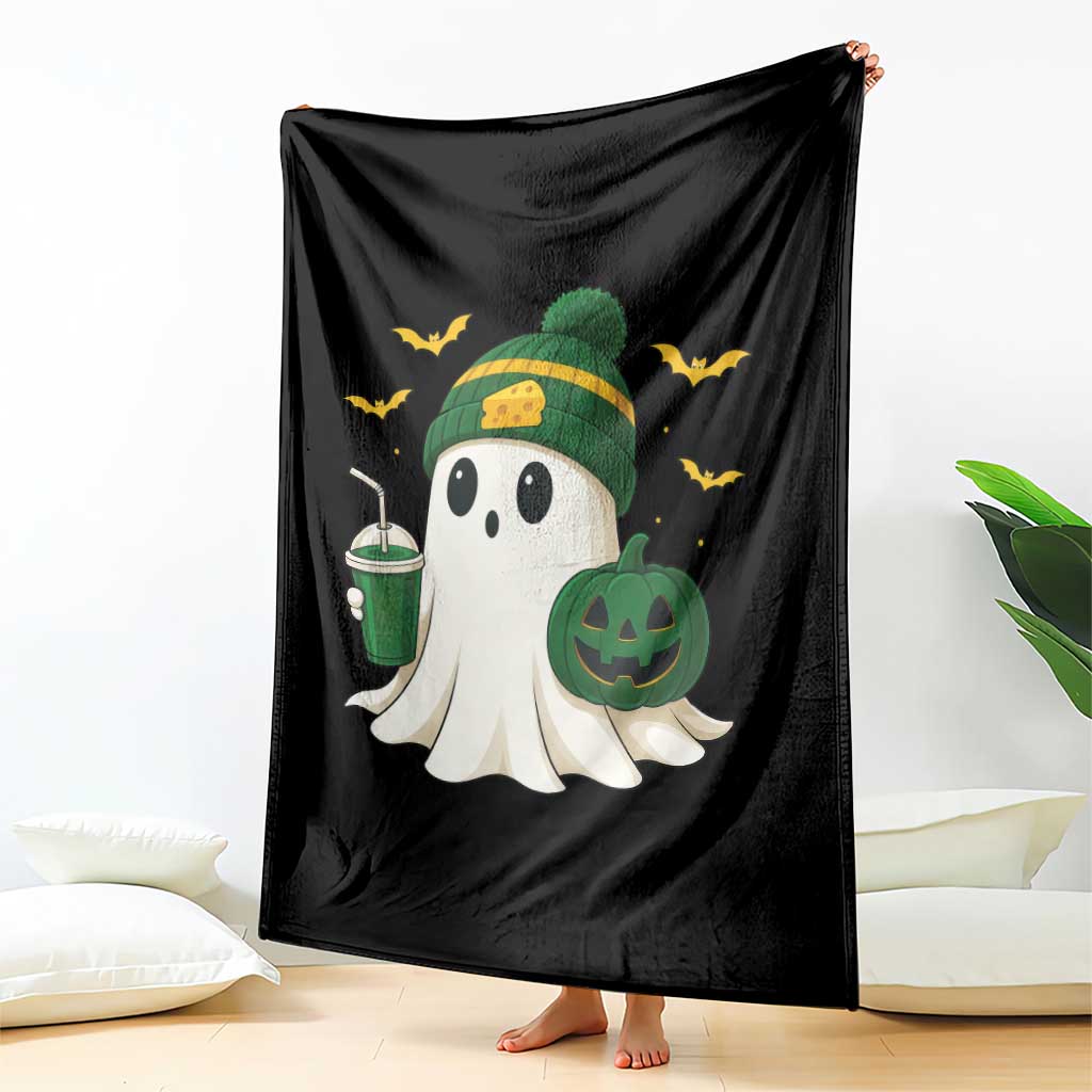 Halloween GB Ghost Throw Blanket Pumpkin Ghost Costume Cheesehead TS10 Print Your Wear