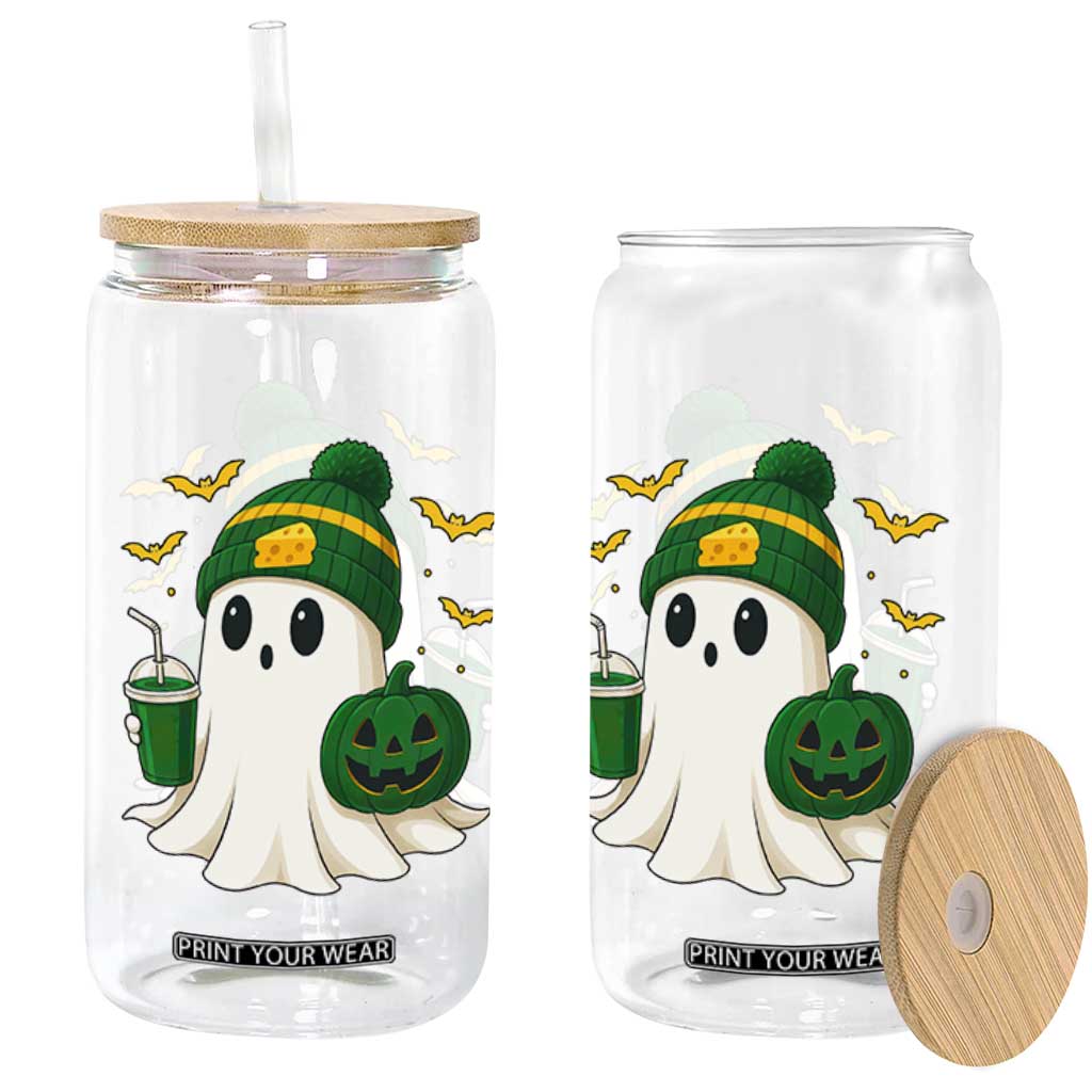Halloween GB Ghost Glass Can Pumpkin Ghost Costume Cheesehead TS10 Print Your Wear