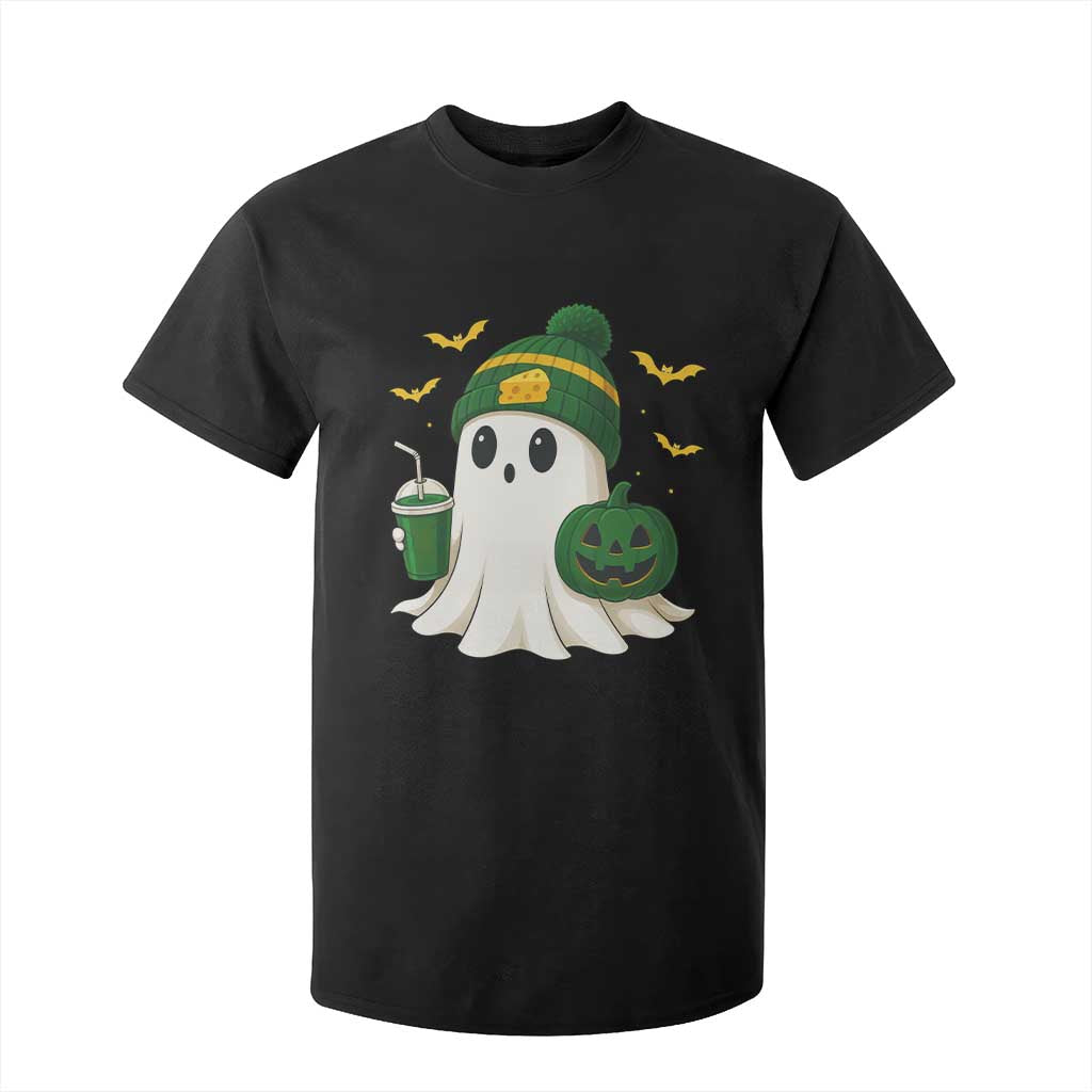 Halloween GB Ghost T Shirt For Kid Pumpkin Ghost Costume Cheesehead TS10 Black Print Your Wear