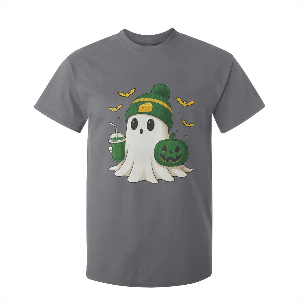 Halloween GB Ghost T Shirt For Kid Pumpkin Ghost Costume Cheesehead TS10 Charcoal Print Your Wear