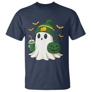 Halloween GB Ghost T Shirt Pumpkin Ghost Costume Cheesehead TS10 Navy Print Your Wear