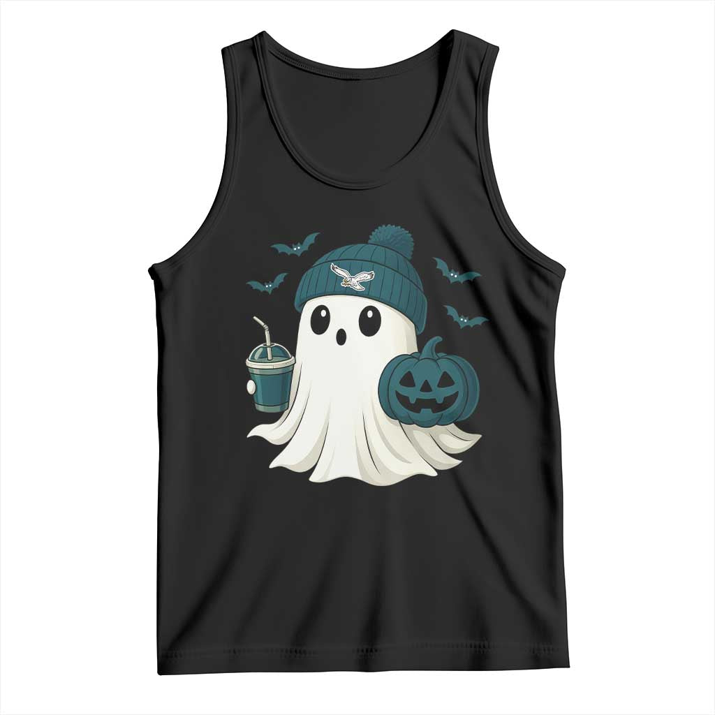 PFE Ghost Halloween Tank Top Retro Halloween Costume Philly Lover TS10 Black Print Your Wear