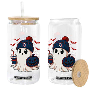 Ghost Halloween Glass Can Retro Patriot Halloween Costume TS10 Print Your Wear