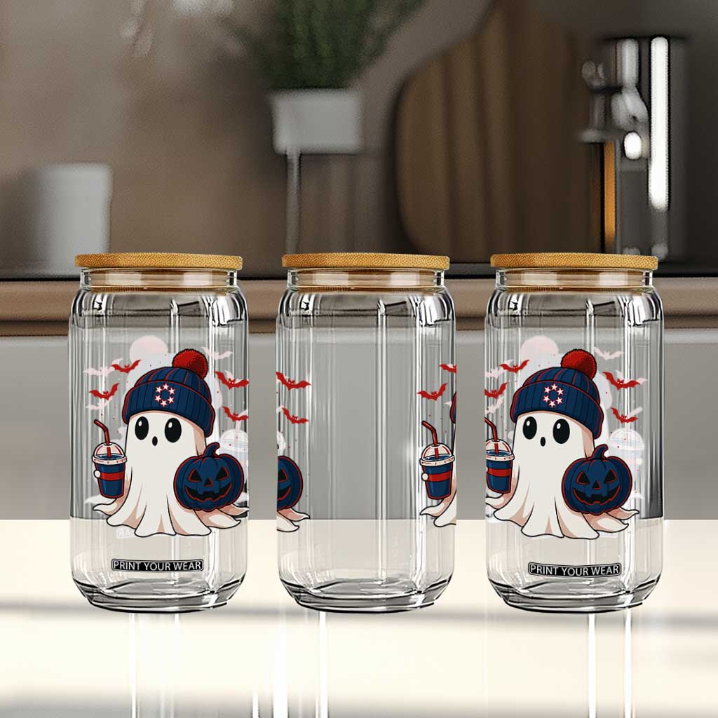 Ghost Halloween Glass Can Retro Patriot Halloween Costume TS10 Print Your Wear