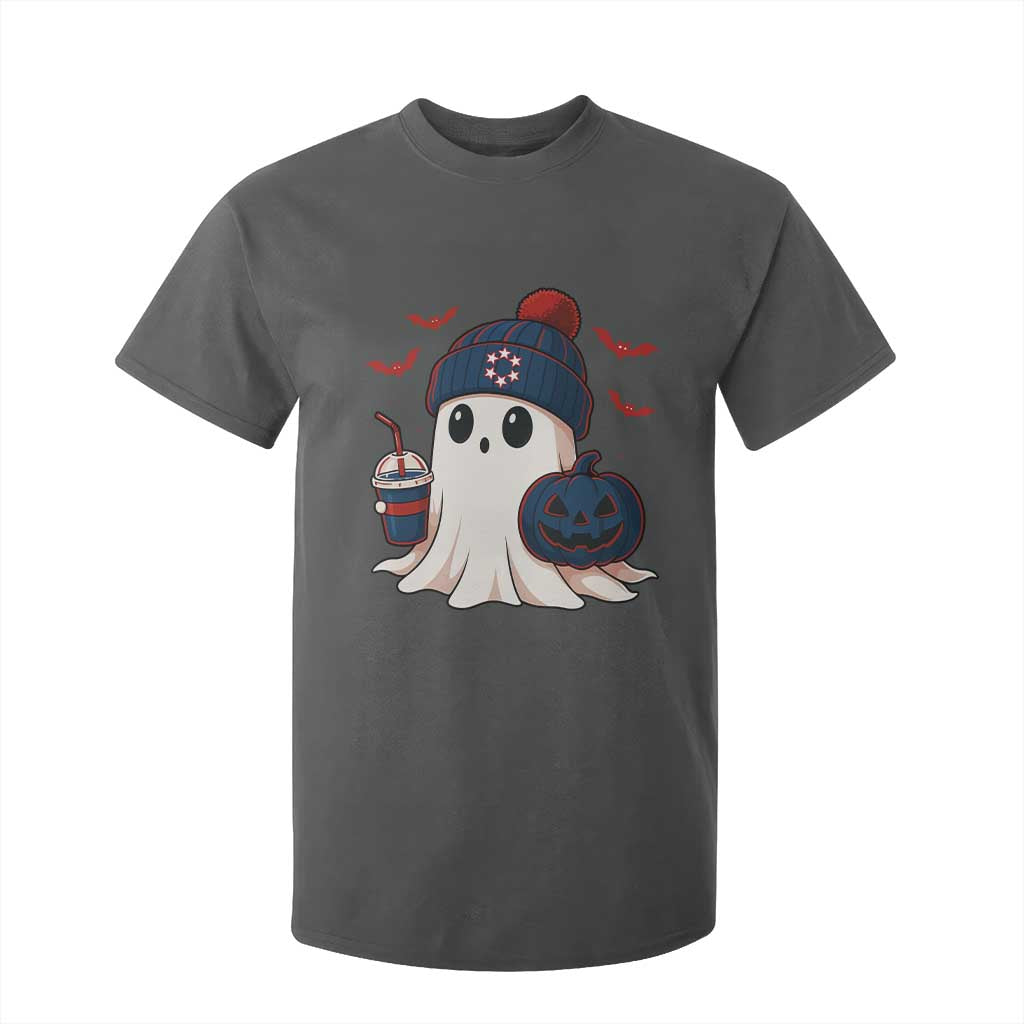 Ghost Halloween T Shirt For Kid Retro Patriot Halloween Costume TS10 Dark Heather Print Your Wear