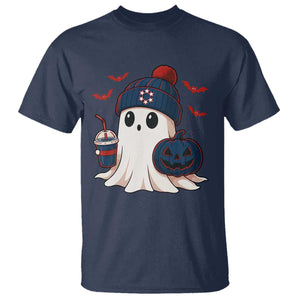 Ghost Halloween T Shirt Retro Patriot Halloween Costume TS10 Navy Print Your Wear