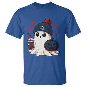 Ghost Halloween T Shirt Retro Patriot Halloween Costume TS10 Royal Blue Print Your Wear