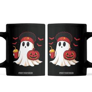 Halloween KC Ghost Coffee Mug Pumpkin Ghost Costume Football TS10 Black Print Your Wear