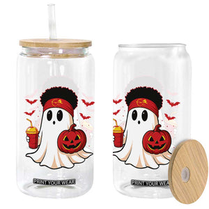 Halloween KC Ghost Glass Can Pumpkin Ghost Costume Football TS10 Print Your Wear