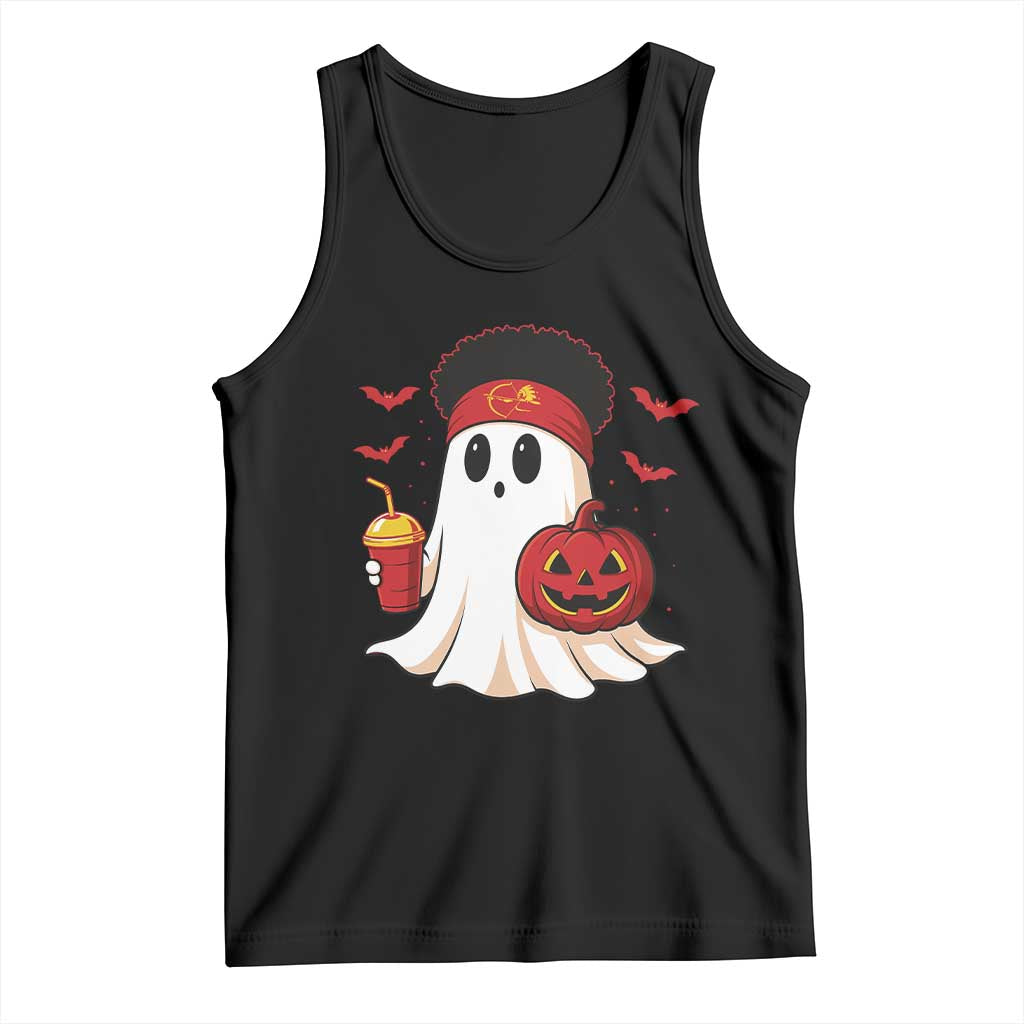 Halloween KC Ghost Tank Top Pumpkin Ghost Costume Football TS10 Black Print Your Wear