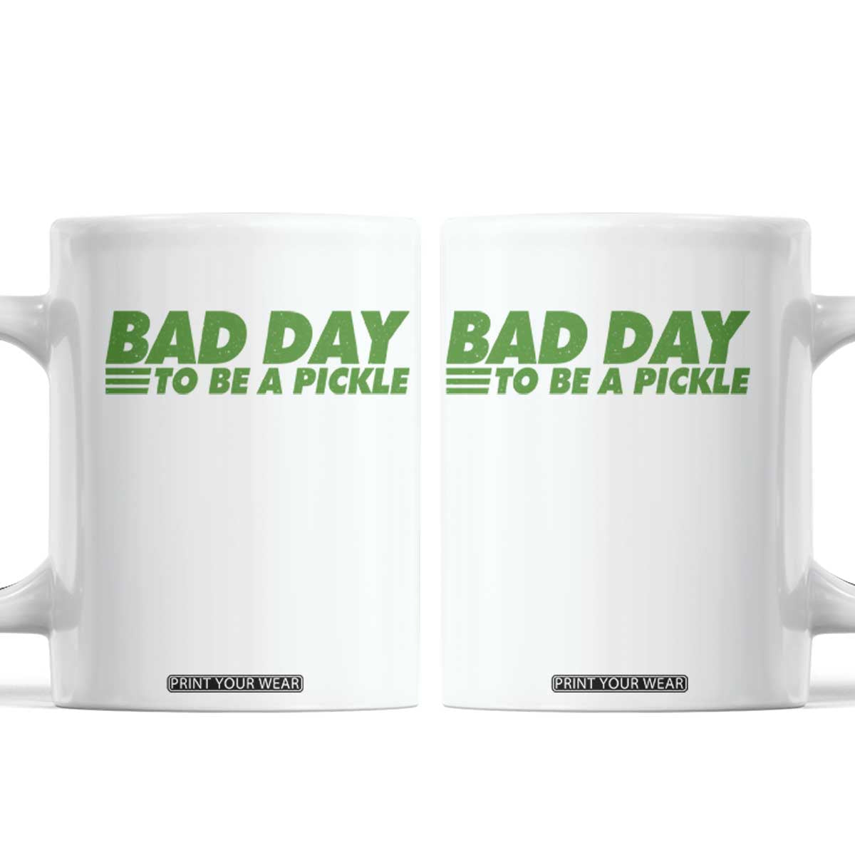 Bad Day To Be A Pickle Funny Dill Pickleball Lovers Coffee Mug