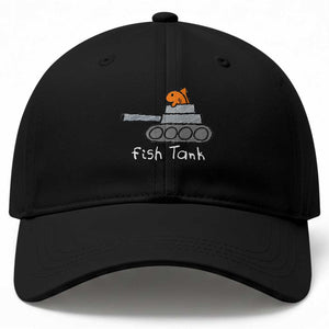 Fish Tank Funny Aquarium Animal Pun Sarcastic Baseball Cap