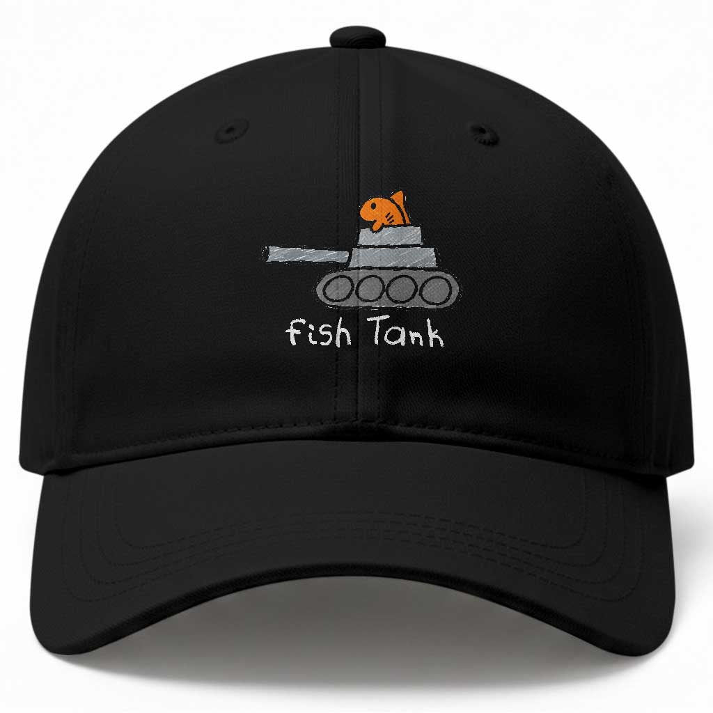 Fish Tank Funny Aquarium Animal Pun Sarcastic Baseball Cap
