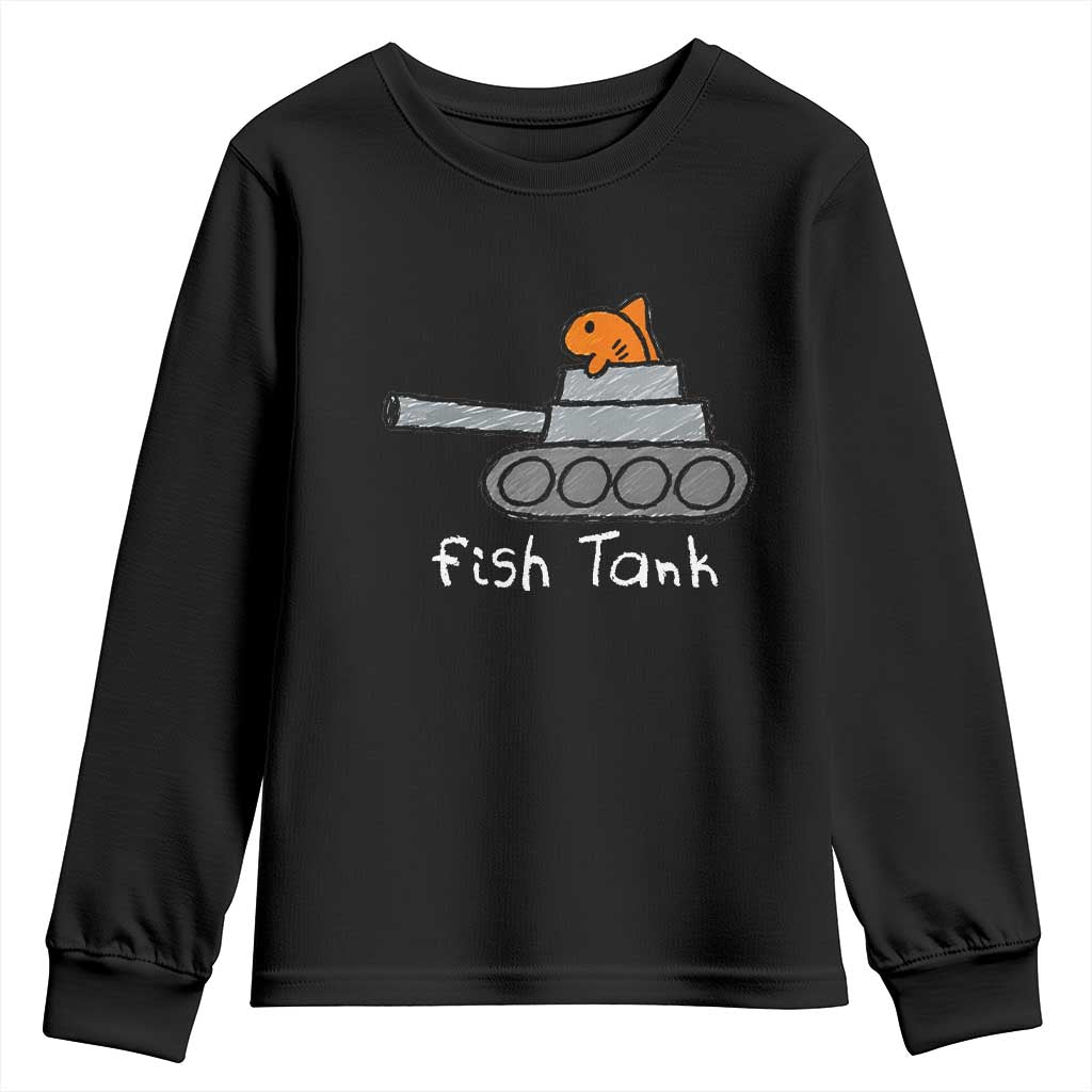 Fish Tank Funny Aquarium Animal Pun Sarcastic Youth Sweatshirt
